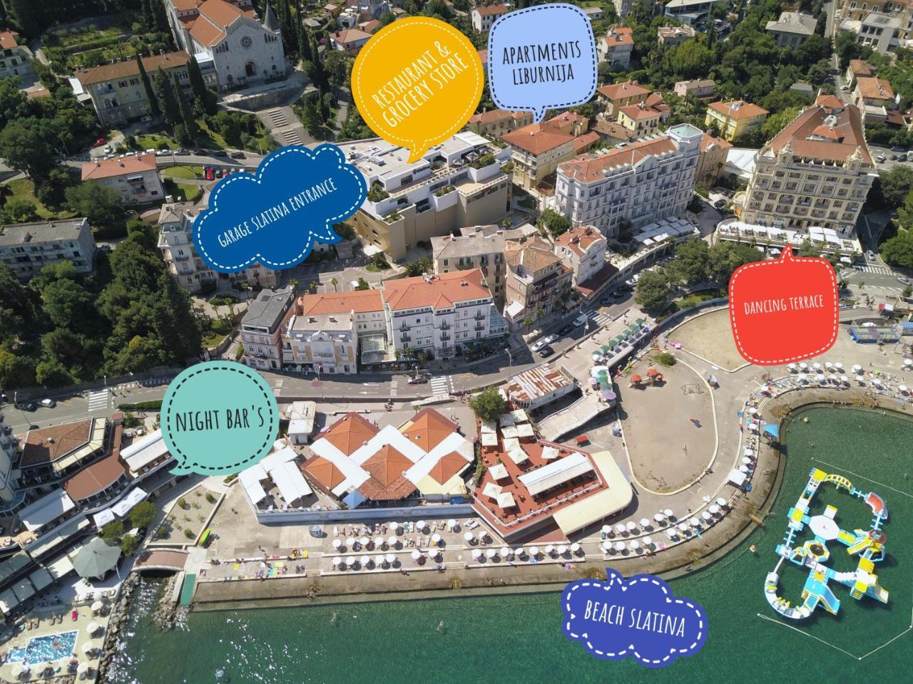 Apartments And Rooms Liburnija Abbázia Kültér fotó